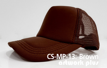CAP SIMPLE- CS-MP-13,  Brown, หมวกตาข่าย, หมวกแก๊ปตาข่าย, หมวกแก๊ปสำเร็จรูป, หมวกแก๊ปพร้อมส่ง, หมวกแก๊ปราคาถูก, หมวกตาข่ายสีน้ำตาล